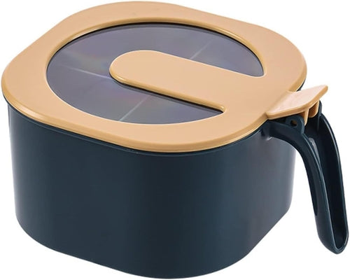 Jar and Container Set for Kitchen Storage with Spoons-White